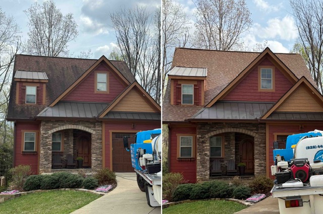 Roof Cleaning In Black Mtn NC Image