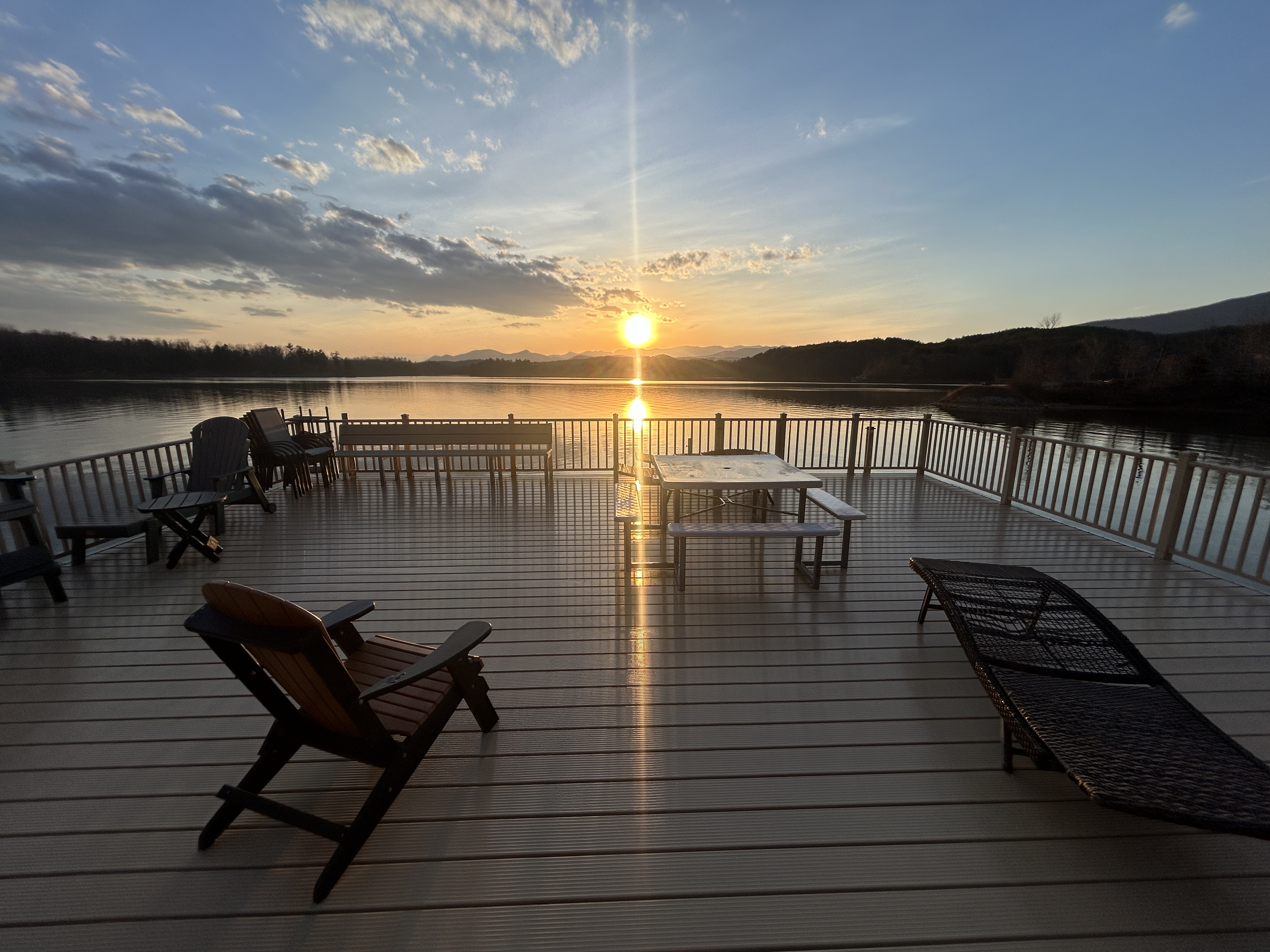 Sunset Point Boat Dock Wash  Image